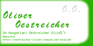 oliver oestreicher business card